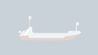 Sound signals of a power-driven vessel making way through the water in restricted visibility